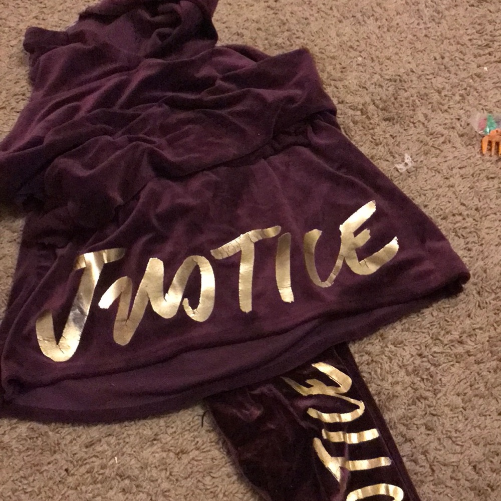 Burgundy and gold velvet Justice Set